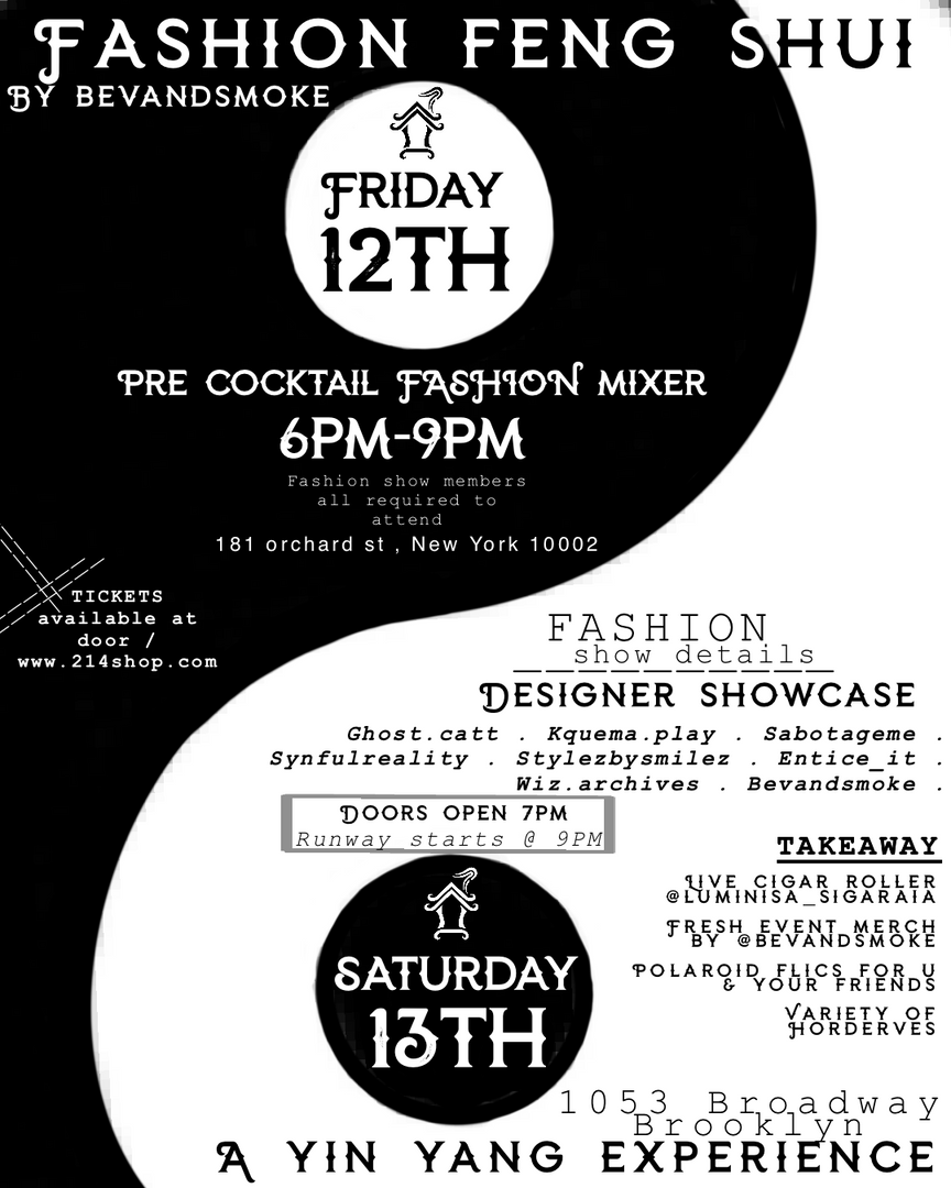 NYC FASHION Feng Shui : A yin yang experience