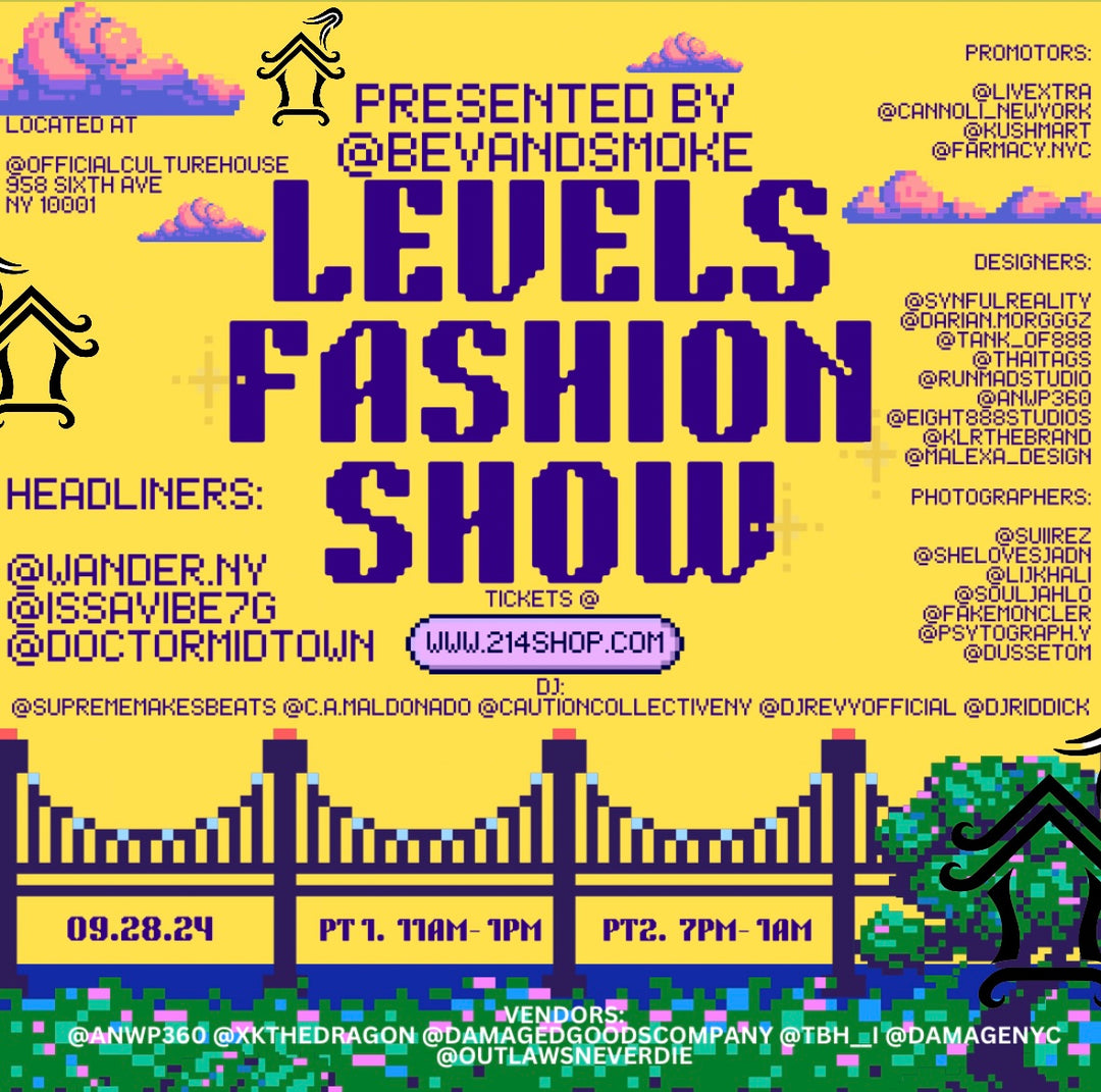 LEVELS FASHION SHOW TICKET @DOCTORMIDTOWN