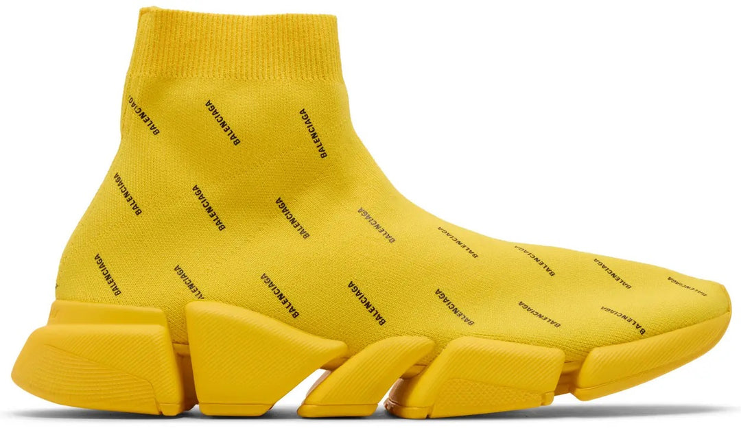 Balenciaga Speed 2.0 Sneaker 'Allover Logo - Yellow'