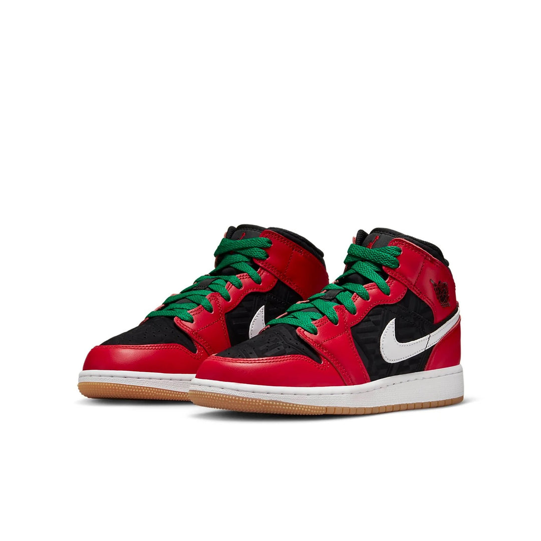 Jordan (GS) Air Jordan 1 Mid SE 'Christmas' (Used)
