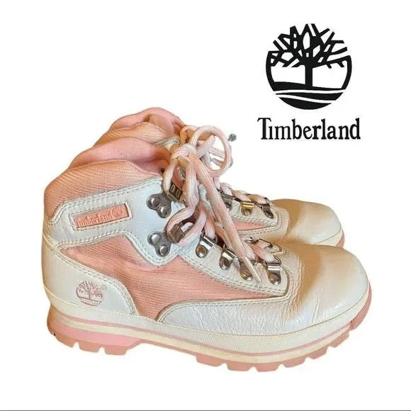 Timberland Vintage Y2K Euro Hiker Boot Pink (Used)