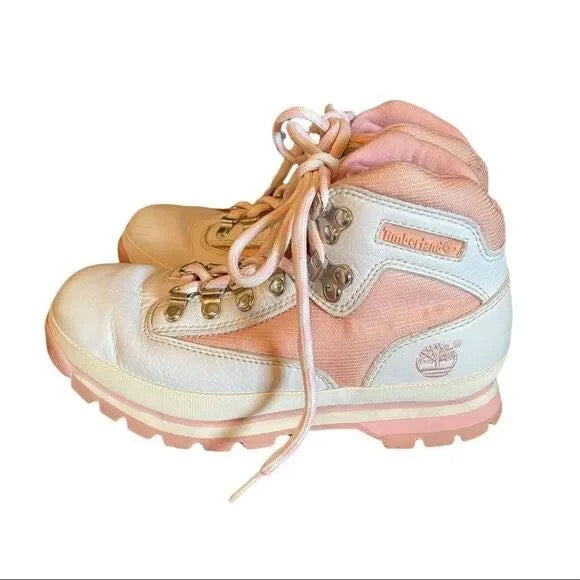 Timberland Vintage Y2K Euro Hiker Boot Pink (Used)