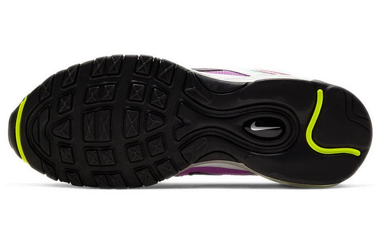 Nike (WMNS) Nike Air Max 97 'White Electro Green Fuchsia Glow' (Used)