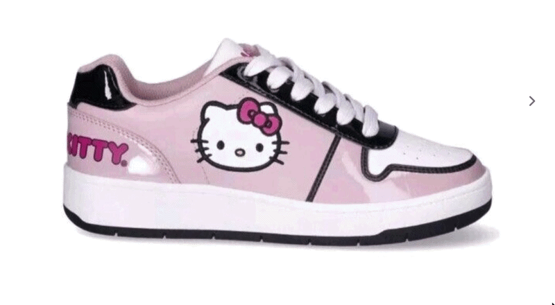 Hello Kitty By Sanrio Pink Casual Fashion Court Sneakers