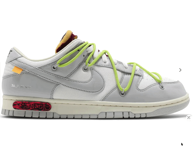 Off-White x Nike Dunk Low 'Lot 08 of 50' (Used)