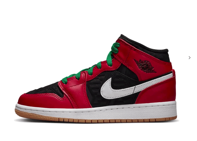 Jordan (GS) Air Jordan 1 Mid SE 'Christmas' (Used)