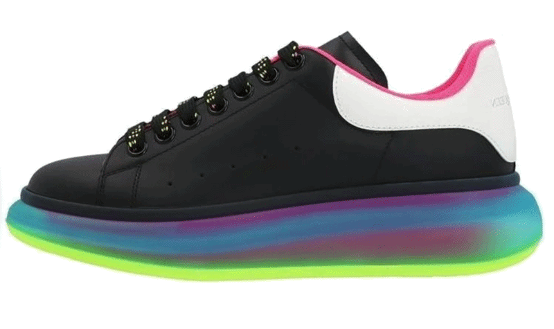 Alexander McQueen Oversized Sneaker 'Transparent Sole - Black Gradient'